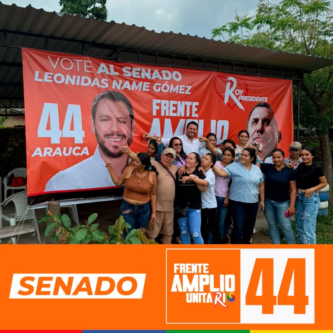leonidas con la gente arauca